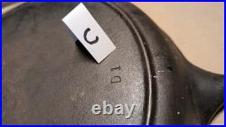 Vintage Cast Iron SK Skillet #10 D1 MADE IN USA