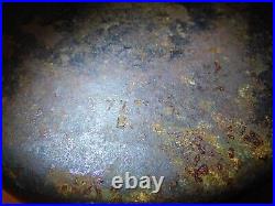 Vintage Cast Iron Skillet #8 GRISWOLD Chicken Fryer 777 B and 1098 C Lid