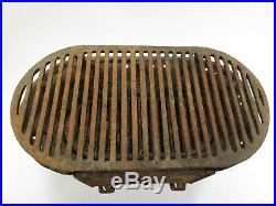 Vintage Cast Iron Sportsman Grill Lodge Camping Fishing Outdoors Fire Cook Fry