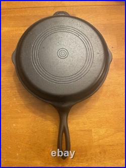 Vintage Cast Iron Wagner Ware 5 Star HINGED Skillet & Lid Set 1403c
