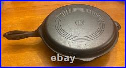 Vintage Cast Iron Wagner Ware 5 Star HINGED Skillet & Lid Set 1403c