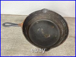 Vintage Chicago Hardware Foundry Chicken Fryer 89B & Lid A for Restoration