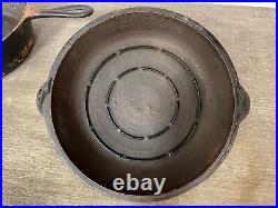 Vintage Chicago Hardware Foundry Chicken Fryer 89B & Lid A for Restoration