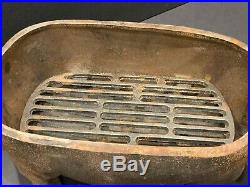 Vintage Cow Charcoal Cast Iron Grill