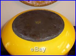 Vintage Dansk Kobenstyle Cast Iron And Enamel 8 Qt Yellow Stock Pot France