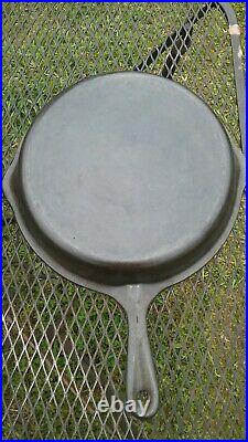 Vintage Double Cast Iron Skillet Chicken Fryer With Skillet Lid Restored