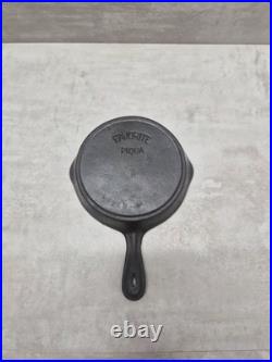 Vintage FAVORITE PIQUA Cast Iron Toy Skillet Block Logo Smooth Bottom Restored