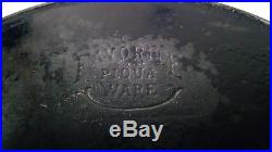 Vintage Favorite Piqua Ware 12A cast iron skillet frying pan 12 A fry