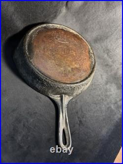 Vintage Favorite Piqua Ware / Miami Dual Logo #7 Cast Iron Skillet