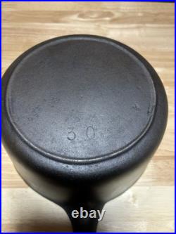 Vintage Fully Restored BSR Red Mountain Cast Iron Sauce Pan Stew Pot with Lid 2 Qt