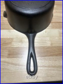 Vintage Fully Restored BSR Red Mountain Cast Iron Sauce Pan Stew Pot with Lid 2 Qt