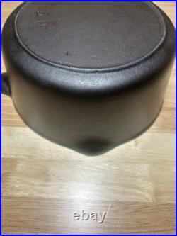 Vintage Fully Restored BSR Red Mountain Cast Iron Sauce Pan Stew Pot with Lid 2 Qt