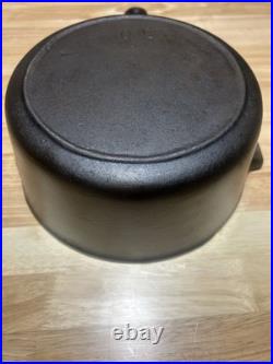 Vintage Fully Restored BSR Red Mountain Cast Iron Sauce Pan Stew Pot with Lid 2 Qt