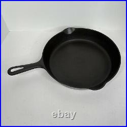 Vintage GRISWOLD #8 Cast Iron Skillet Fry Pan Small Block Logo Hollow Handle NR