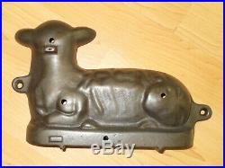 Vintage GRISWOLD Cast Iron Lamb Cake Mold No. 866 with original box and insert