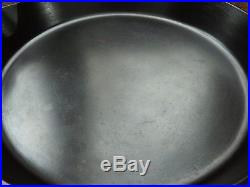 Vintage GRISWOLD Cast Iron SKILLET Frying Pan # 14 LARGE BLOCK LOGO Ironspoon