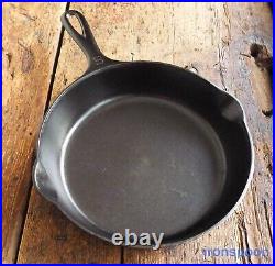 Vintage GRISWOLD Cast Iron SKILLET Frying Pan # 6 LARGE BLOCK LOGO Ironspoon