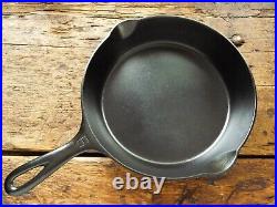 Vintage GRISWOLD Cast Iron SKILLET Frying Pan # 6 LARGE BLOCK LOGO Ironspoon