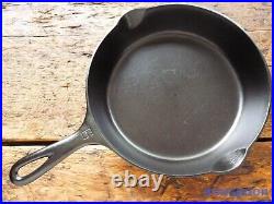 Vintage GRISWOLD Cast Iron SKILLET Frying Pan # 6 LARGE BLOCK LOGO Ironspoon