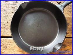 Vintage GRISWOLD Cast Iron SKILLET Frying Pan # 6 LARGE BLOCK LOGO Ironspoon