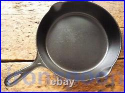 Vintage GRISWOLD Cast Iron SKILLET Frying Pan # 7 LARGE BLOCK LOGO Ironspoon