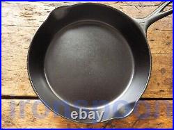 Vintage GRISWOLD Cast Iron SKILLET Frying Pan # 7 LARGE BLOCK LOGO Ironspoon