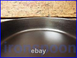 Vintage GRISWOLD Cast Iron SKILLET Frying Pan # 7 LARGE BLOCK LOGO Ironspoon