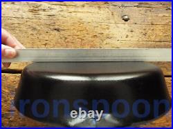 Vintage GRISWOLD Cast Iron SKILLET Frying Pan # 8 SMALL BLOCK LOGO Ironspoon