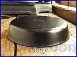 Vintage GRISWOLD Cast Iron SKILLET Frying Pan # 8 SMALL BLOCK LOGO Ironspoon