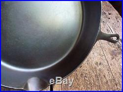 Vintage GRISWOLD Cast Iron SKILLET Frying Pan RESTORED # 11 LARGE BLOCK LOGO