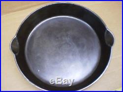 Vintage Griswold #10 Cast Iron Skillet Frying Pan 11-3/4 Cleaned & Oiled #716
