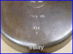 Vintage Griswold #10 Cast Iron Skillet Frying Pan 11-3/4 Cleaned & Oiled #716