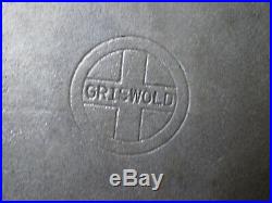 Vintage Griswold #10 Cast Iron Skillet Frying Pan Small Block Logo 716-s USA