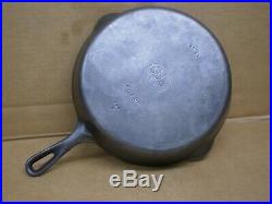 Vintage Griswold #10 Cast Iron Skillet Frying Pan Small Block Logo 716-s USA