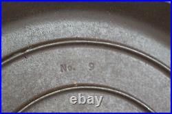 Vintage Griswold 12 Cast Iron #9 Small Logo 1099 Lid Only for canyonfutbol