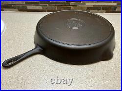 Vintage Griswold #14 Small Logo 15 1/4 Inch Cast Iron Skillet Heat Ring Restored