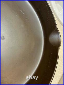 Vintage Griswold #14 Small Logo 15 1/4 Inch Cast Iron Skillet Heat Ring Restored