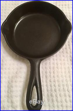 Vintage Griswold # 2 Cast Iron Skillet 703 With Slant Logo & Heat Ring