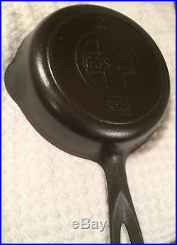 Vintage Griswold # 2 Cast Iron Skillet 703 With Slant Logo & Heat Ring