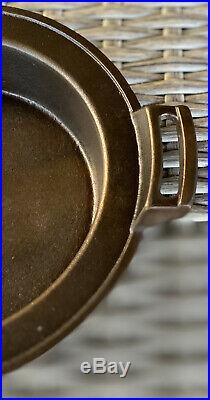 Vintage Griswold 749 Deep Long Cast Iron Pan Slant Logo Skillet Griddle RARE