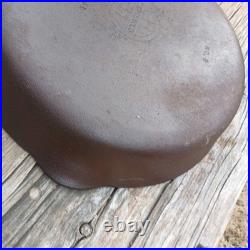 Vintage Griswold # 8 Cast Iron Skillet Frying Pan Large Logo 704 E No Wobble