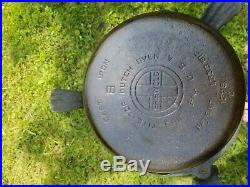 Vintage Griswold # 8 cast iron dutch oven self blasting lid # 1278 c
