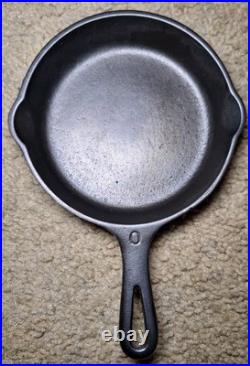 Vintage Griswold Cast Iron #0 Large Logo Skillet With Heat Ring No. 0