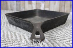 Vintage Griswold Cast Iron #768 Square Utility Skillet Erie, Pa