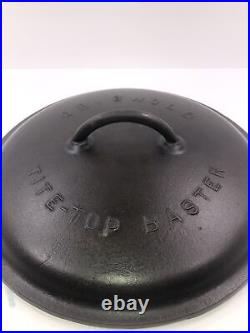 Vintage Griswold Cast Iron Cookware No. 9 Dutch Oven Tite-top LID (lid Only) Nice