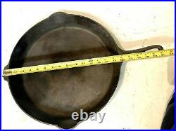 Vintage Griswold Cast Iron No 14 Skillet 15 1/4 Frying Pan HEAT RING never used