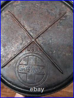 Vintage Griswold Cast Iron No. 8 Griddle 738a