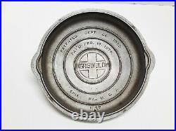 Vintage Griswold Cast Iron No. 8 Skillet 704 with Self Basting Skillet Cover 1048A