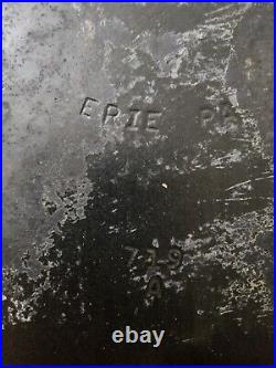 Vintage Griswold Cast Iron Skillet No 12 Logo Erie Pa. 719 A Flat Cooking Decor