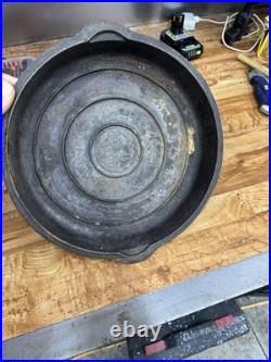 Vintage Griswold No. 10 Cast Iron Skillet Lid 1100A Self Basting Lid Only